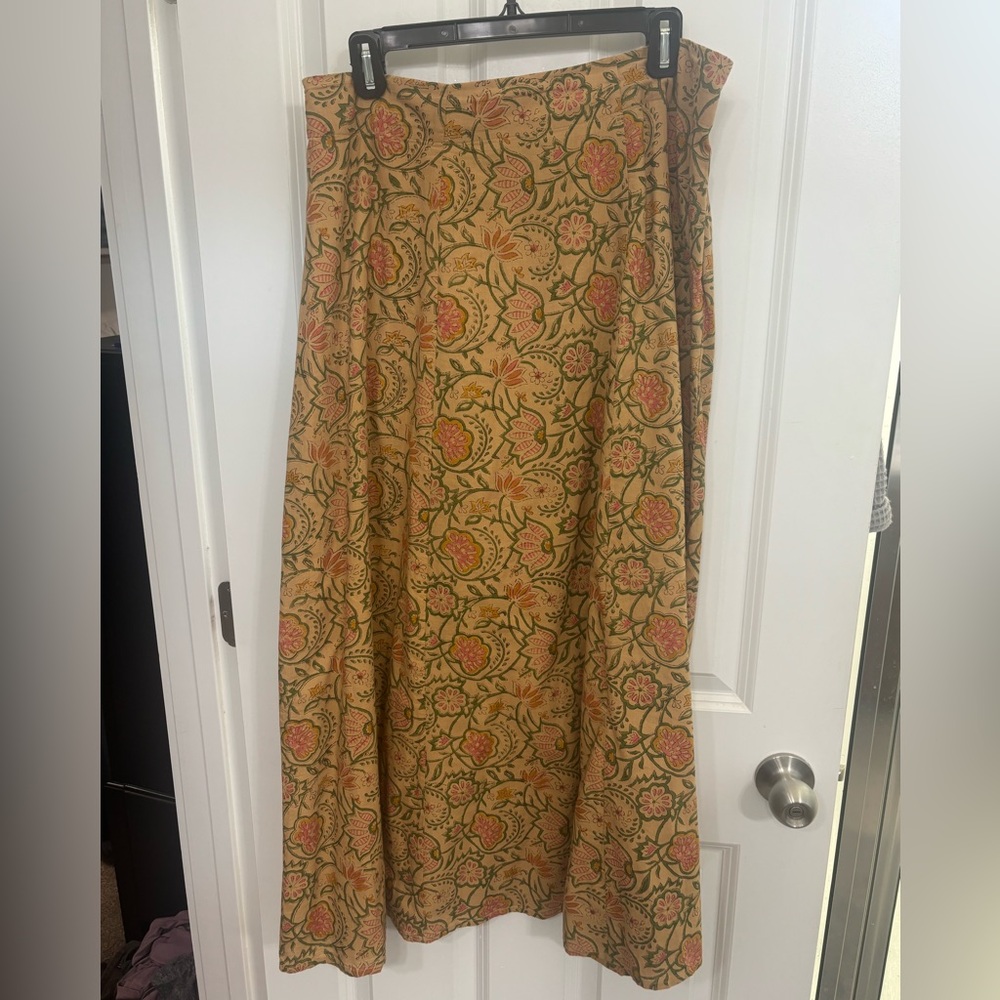 Madison Mathews Hanley Midi Skirt Size XL EUC
